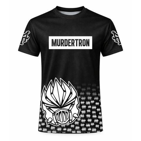 MURDERTRON TALL TECH TEE (BLACK)