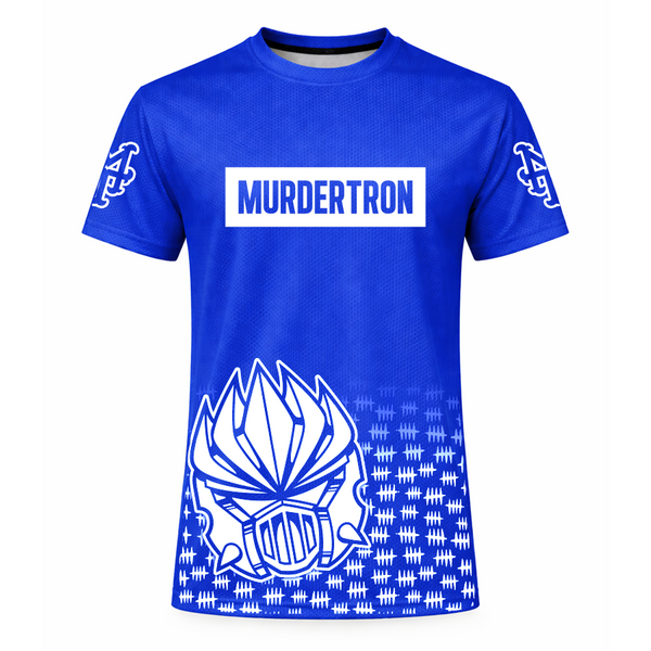 MURDERTRON TALL TECH TEE (ROYAL BLUE)