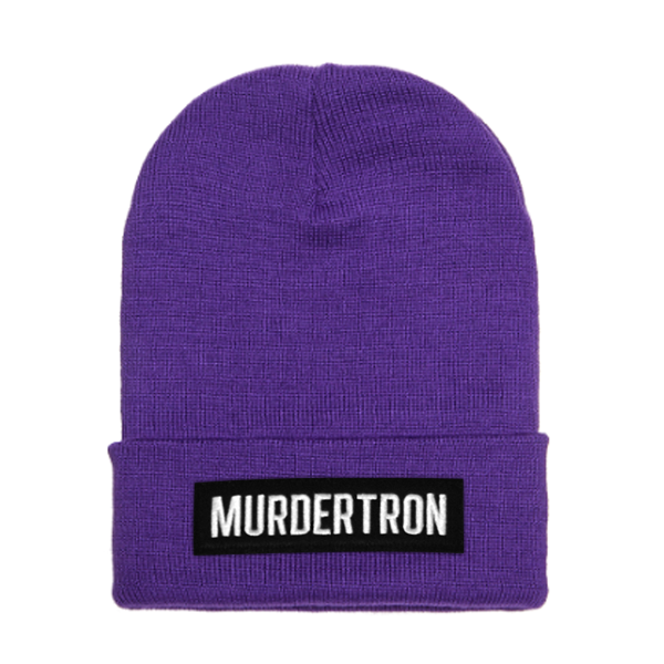 BRICK CUFF BEANIE - PURPLE