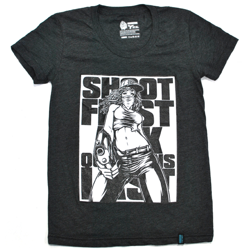 SHOOT FIRST - CHARCOAL