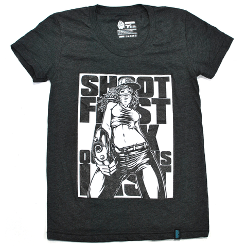 SHOOT FIRST - CHARCOAL
